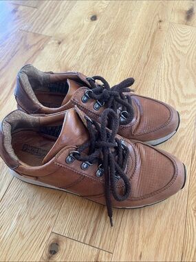 Pikolinos Brown Soft Leather Casual Lace-Up Shoes